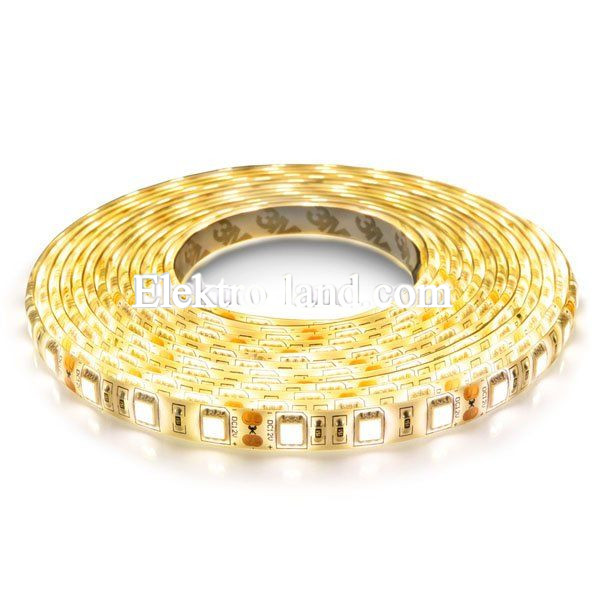 Светодиодная лента B-LED 5050-60 R IP65  теплая белая, герметичная, 1м